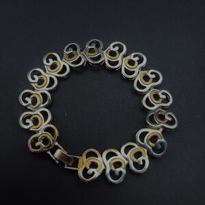 Vintage 7.5in Silver Tone Bracelet